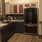 Governor's Suite. Custom kitchen cabinets and counter tops.