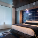 Guest room, ceiling and wall panels