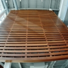 Gallery multilevel slatted wall (East Side)