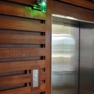 Elevator enclosure detail