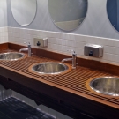 Restroom counter top