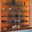 Center for ceramics display shelf and casing.